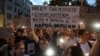 UKRAINE -- Protest against a draft law that limits the independence of NABU and SAPO. Kyiv, July 22, 2025